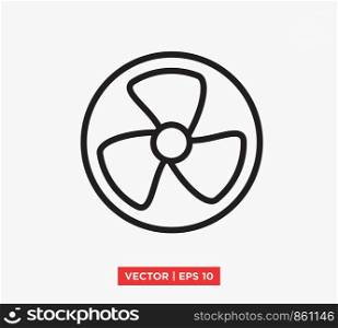 Fan Icon Vector Illustration