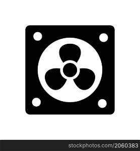 fan icon vector solid style