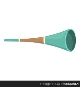 Fan vuvuzela icon cartoon vector. Soccer horn. Pipe sport. Fan vuvuzela icon cartoon vector. Soccer horn