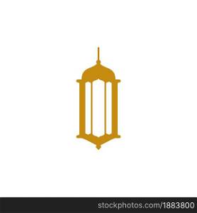 Fanoos Lantern islam logo simple vector icon illustration design