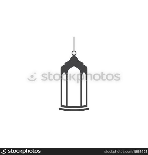 Fanoos Lantern islam logo simple vector icon illustration design