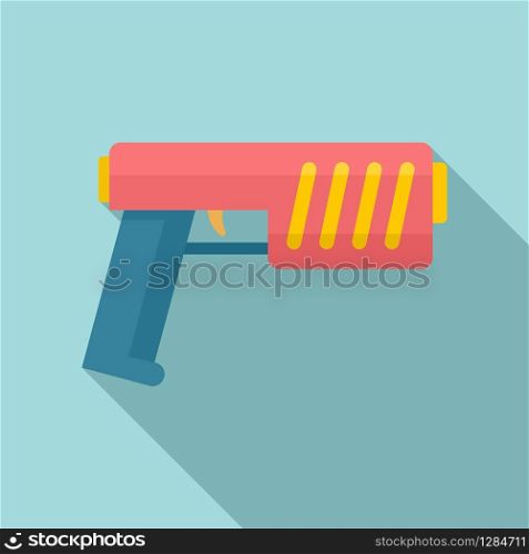Fantastic blaster icon. Flat illustration of fantastic blaster vector icon for web design. Fantastic blaster icon, flat style