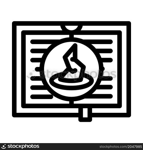 fantasy literature line icon vector. fantasy literature sign. isolated contour symbol black illustration. fantasy literature line icon vector illustration