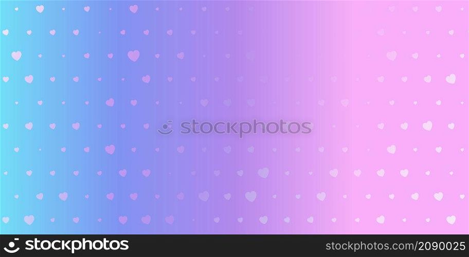 Fantasy unicorn background. Gradient pattern in pastel colors. Multicolored hearts. Vector.. Fantasy unicorn background. Gradient pattern in pastel colors. Multicolored hearts. Vector