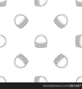 Farm basket pattern seamless vector repeat geometric for any web design. Farm basket pattern seamless vector