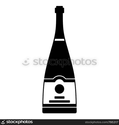 Farm champagne icon. Simple illustration of farm champagne vector icon for web design isolated on white background. Farm champagne icon, simple style