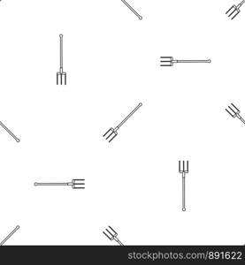 Farm fork pattern seamless vector repeat geometric for any web design. Farm fork pattern seamless vector