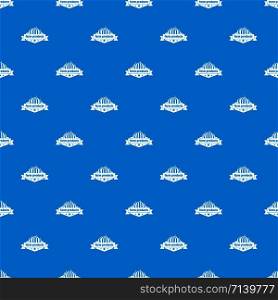 Farm products pattern vector seamless blue repeat for any use. Farm products pattern vector seamless blue