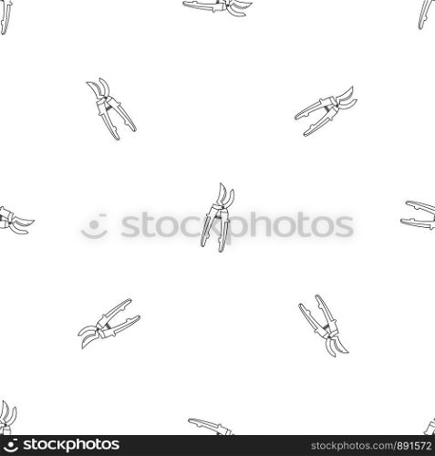Farm secateurs pattern seamless vector repeat geometric for any web design. Farm secateurs pattern seamless vector