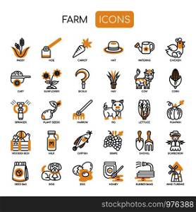 Farm , Thin Line and Pixel Perfect Icons