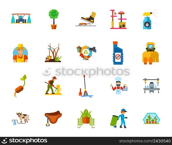 Farming icon set. Can be used for topics like insecticide, planting, agriculture, gardening