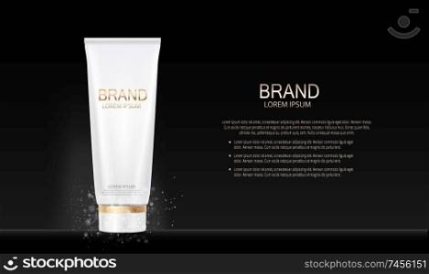 Fashion Design Makeup Cosmetics Product  Template for Ads or Magazine Background.  Mascara Product Series Reportv 3D Realistic Vector illustration. EPS10. Fashion Design Makeup Cosmetics Product  Template for Ads or Magazine Background.  Mascara Product Series Reportv 3D Realistic Vector illustration