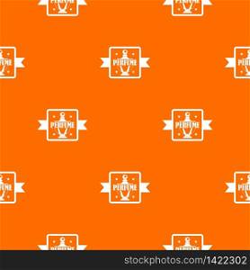 Fashion pattern vector orange for any web design best. Fashion pattern vector orange