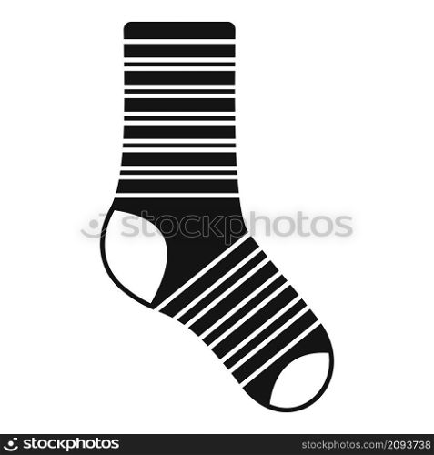 Fashion sock icon simple vector. Sport collection. Dirty sock. Fashion sock icon simple vector. Sport collection