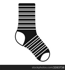 Fashion sock icon simple vector. Sport collection. Dirty sock. Fashion sock icon simple vector. Sport collection