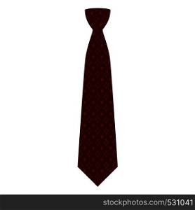 Fashion tie icon. Flat illustration of fashion tie vector icon for web design. Fashion tie icon, flat style