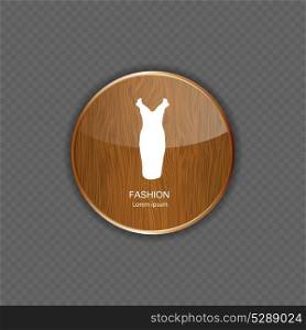 Fashion wood application icons vector illustration