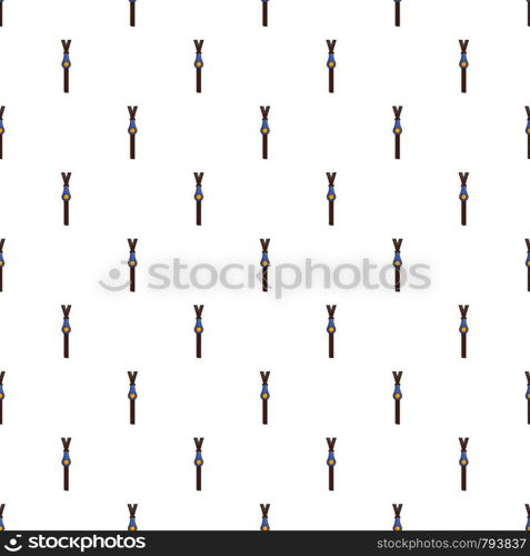 Fashion zip pattern seamless vector repeat for any web design. Fashion zip pattern seamless vector