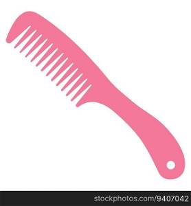 Fashionable pink hair comb, classic barbershop hair comb