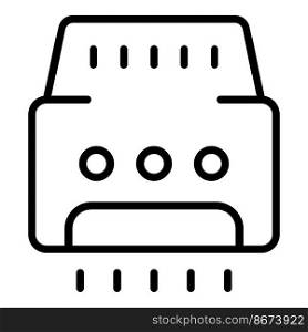 Fast air dry icon outline vector. Hand dryer. Bathroom drier. Fast air dry icon outline vector. Hand dryer