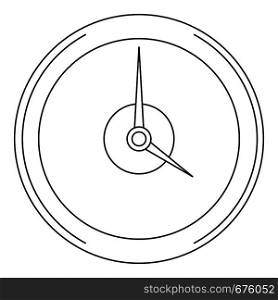Fast clock icon. Outline illustration of fast clock vector icon for web. Fast clock icon, outline style.