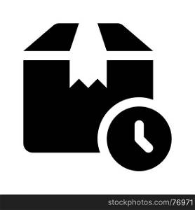 fast delivery, icon on isolated background