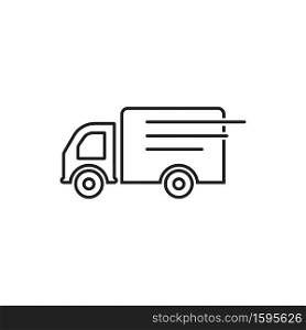 fast delivery logo icon vector design
