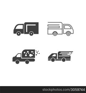 fast delivery logo icon vector design