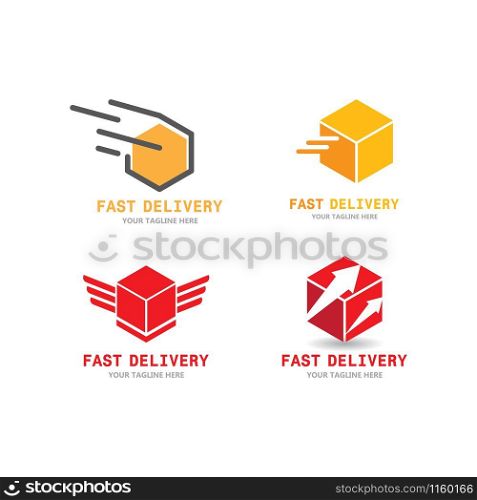 Fast Delivery logo ilustration vector