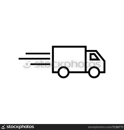 Fast delivery truck icon graphic design template vector isolated. Fast delivery truck icon graphic design template vector