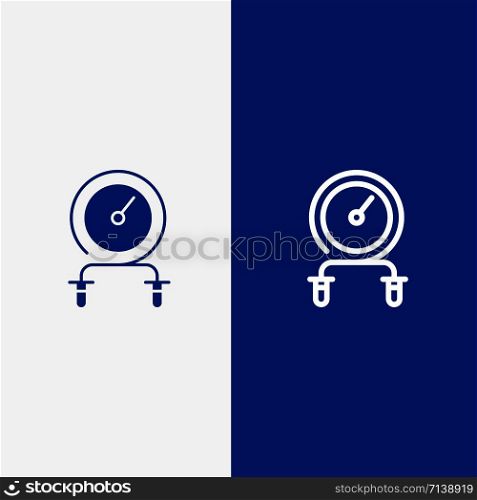 Fast, Fitness, Hit, Intensity, Training Line and Glyph Solid icon Blue banner Line and Glyph Solid icon Blue banner