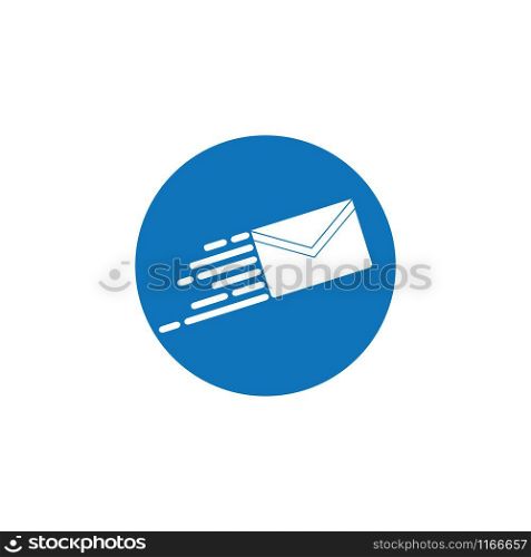 Fast Mail icon Template design