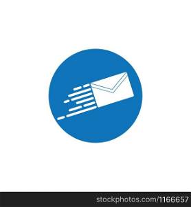 Fast Mail icon Template design