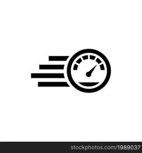 Fast Speedometer, High Speed. Flat Vector Icon illustration. Simple black symbol on white background. Fast Speedometer, High Speed sign design template for web and mobile UI element. Fast Speedometer, High Speed. Flat Vector Icon illustration. Simple black symbol on white background. Fast Speedometer, High Speed sign design template for web and mobile UI element.