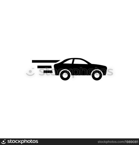 Fast Sport Car, Faster Vehicle, Auto. Flat Vector Icon illustration. Simple black symbol on white background. Fast Sport Car, Faster Vehicle, Auto sign design template for web and mobile UI element. Fast Sport Car, Faster Vehicle, Auto. Flat Vector Icon illustration. Simple black symbol on white background. Fast Sport Car, Faster Vehicle, Auto sign design template for web and mobile UI element.