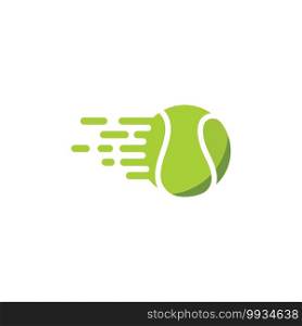 fast tennis ball icon vector illustration design template web
