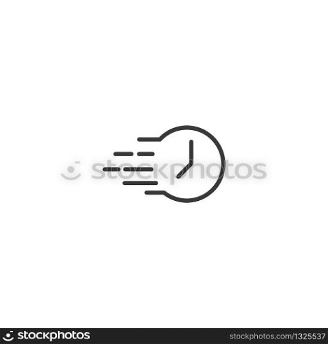 Fast Time logo icon vector template