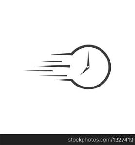 Fast time Logo Template vector symbol nature