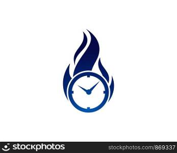 Fast Time logo vector template