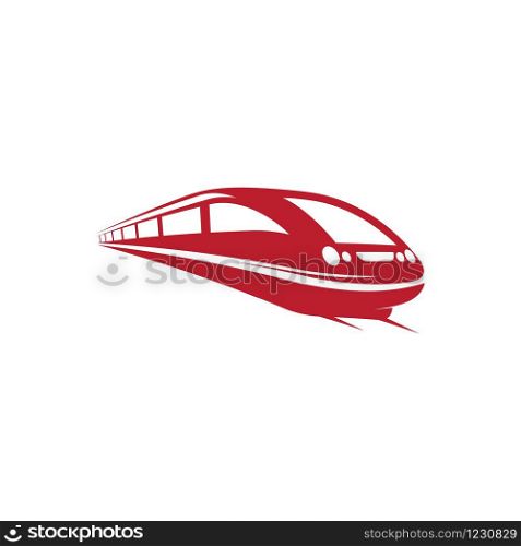 Fast Train icon vector illustration design template