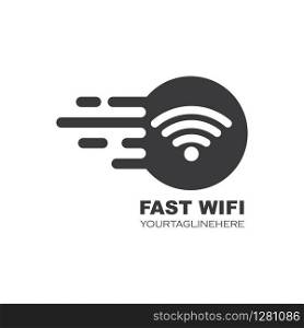 fast wifi vector illustration icon design