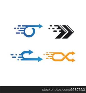 faster Arrow icon vector illustration  Template design