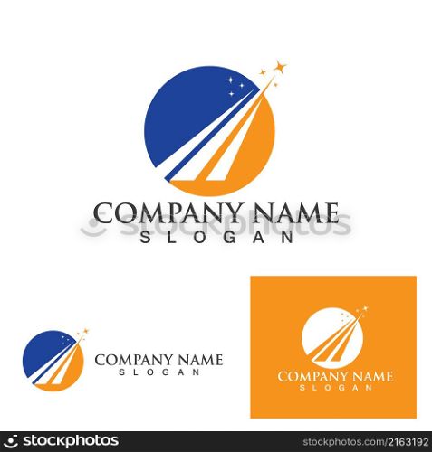 Faster Business finance Logo Template vector icon illustration design