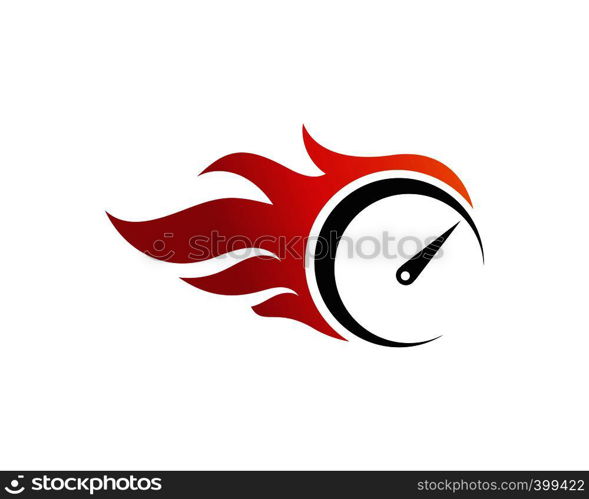 Faster Logo Template vector icon illustration design