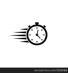 faster stopwatch template vector icon illustration design