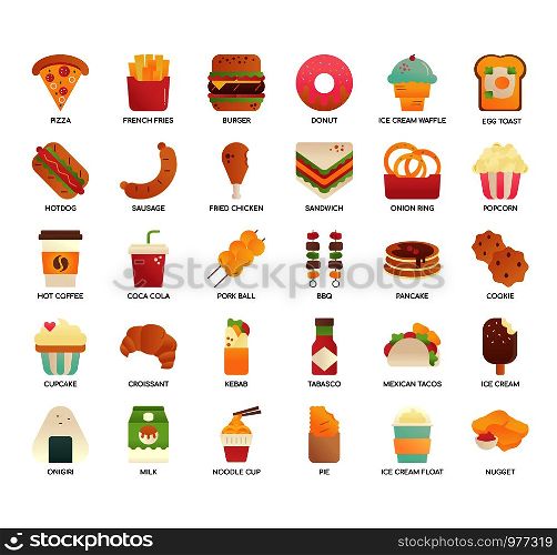Fastfood , Thin Line and Pixel Perfect Icons