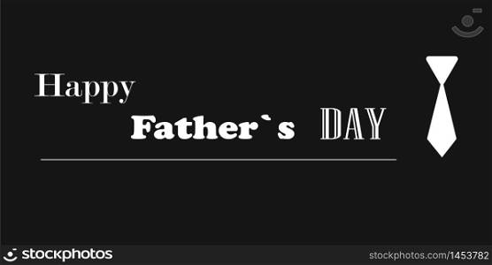Father day vector banner, greeting holiday card.