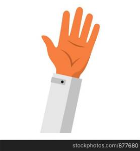 Father hand icon. Flat illustration of father hand vector icon for web design. Father hand icon, flat style