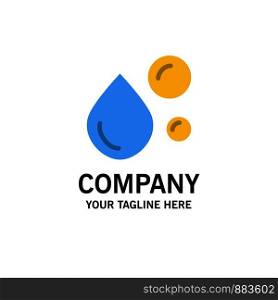 Fatty Acid, Fish Oil, Healthy Fat, Natural Oil, Omega Business Logo Template. Flat Color
