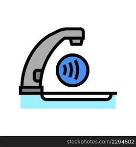 faucet contactless color icon vector. faucet contactless sign. isolated symbol illustration. faucet contactless color icon vector illustration